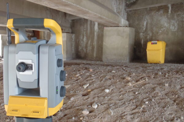 surveying under bridge - Meridian Engineering